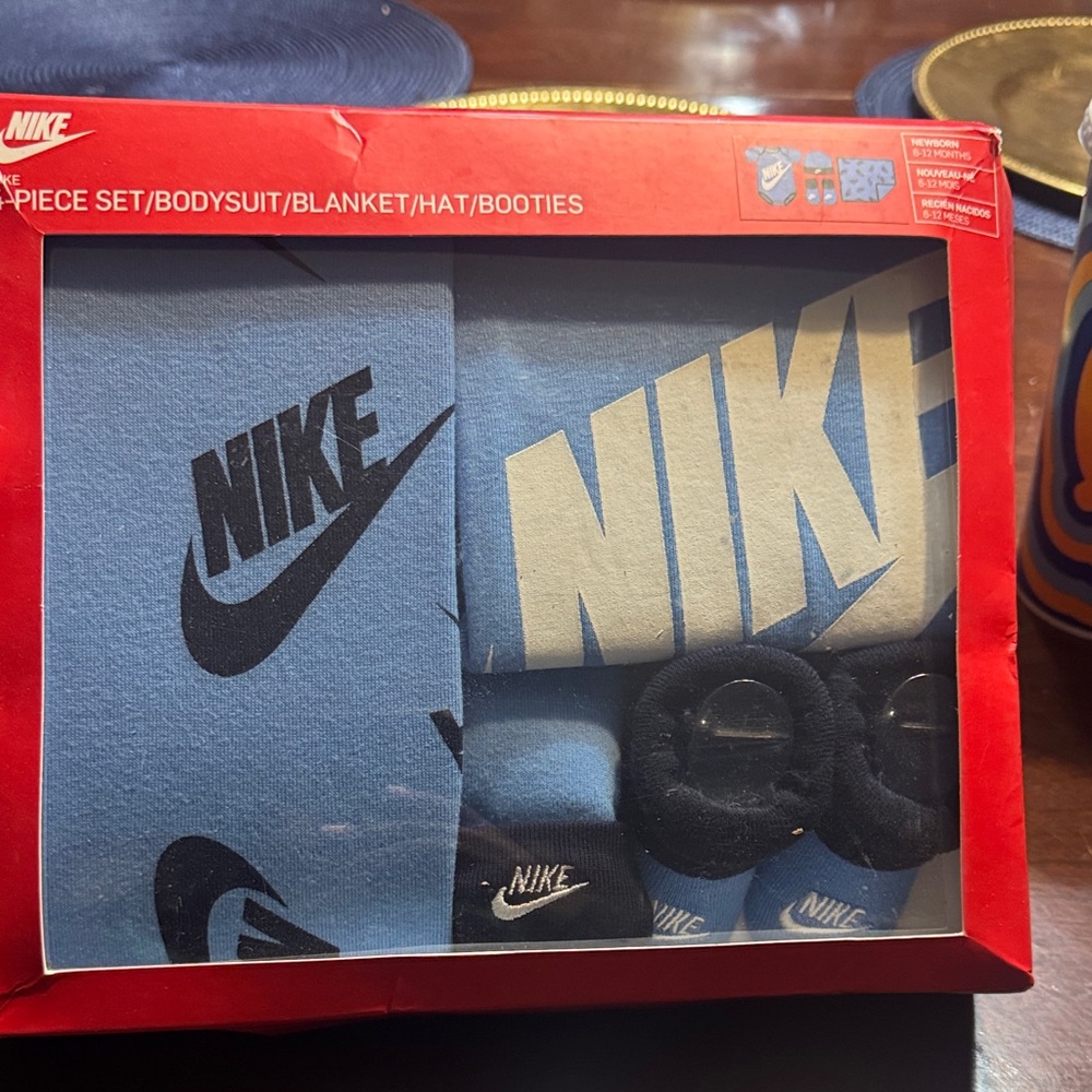 Nike Blue and Black Kids Matching Set